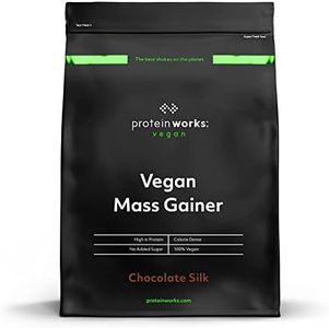 THE PROTEIN WORKS Vegan Mass Gainer | 100% Plant Based | High Calorie Protein Powder | Weight Gainer | Chocolate Silk | 2 kg