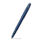 Sheaffer Gift 100 9371 Satin Blue with Blue Trim Fountain pen| Fountain Pen Medium Nib | Premium Pen Gift Set