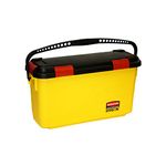 Rubbermaid Commercial HYGEN Charging Bucket for Microfiber Mops, Yellow (FGQ95088YEL)