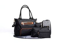 SoHo Grand Central Station Diaper Bag (Black)