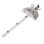 Yosoo Table Saw Miter Gauge, Stainless Steel Miter Saw Protractor with High Miter Accuracy Easy to Assemble for Table Saws and Router Tables with Standard Slots