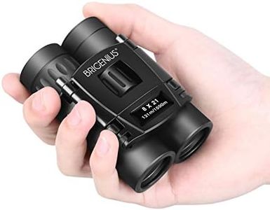 BRIGENIUS 8x21 Small Binoculars, Compact Binoculars for Adults Kids Bird Watching, Mini Pocket Lightweight Binoculars for Opera Concert Theater
