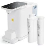 Airthereal 6L Countertop Reverse Osmosis Water Filter, Instant Hot Water Dispenser with Adjustable Water Volume and Temperatures, Child Lock, 5-Stage Purification, 3:1 Low Drain Ratio, Pristine Pro6H