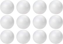 FIRST CLICK Craft Foam Balls 2.5 Inch 12 Styrofoam Balls for DIY Art Craft School Projects and Home Decoration DIY Christmas Craft