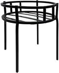 Panacea 86615 Plant Stand, Contemporary Black Steel, 10.5 x 10.5-in. - Quantity 6