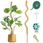 MEIEGOU 120cm/47in Moss Pole, Moss Pole for Monstera, suitable for Plant Supports for Indoor Plants, bendable Plant Sticks Support, suitable for Monstera Support.