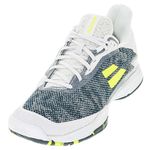 Babolat Men's Jet Tere All Court Tennis Shoes, White/Dark Blue, 9