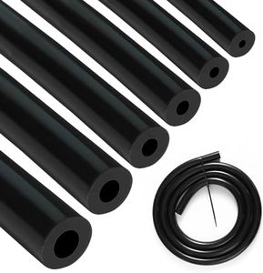 MLMUPX Silicone Vacuum Hose Automotive,3mm 4mm 5mm 6mm 8mm 10mm Inner Diameter High Performance Vacuum Lines Kit,high Temp Silicone Tubing,black (Black, 3mm+4mm+5mm+6mm+8mm+10mm Inner Diameter)