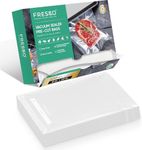 FRESKO 8"x12" Food Vacuum Sealer Bags, 120Pcs PreCut Bags for Food Vacuum Storage, Vacuum Seal Food Sealer Bags with BPA Free and Heavy Duty, Great for Sous Vide Bag Meal Prep