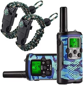 Juguetes Niños 4-12 Años Walkie Talkies Niños Niñas 8 Canales LCD Pantalla VOX Larga Distancia 3KM Camping Juguetes al Aire Libre Electrónicos Juguetes 5 6 7 8 Años Regalo Cumpleaños Niños Regalos