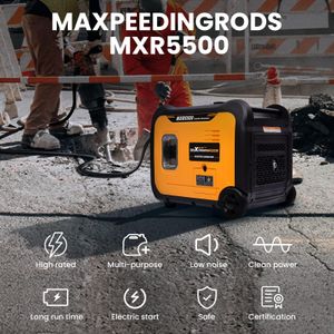maXpeedingrods 5500W Inverter Generator – Portable Quiet Power