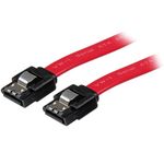 StarTech.com Latching SATA Cable - SATA Cable - Serial ATA 150/300/600 - SATA (R) to SATA (R) - 5.9 in - latched - red - LSATA6