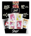 Just Treats Lunar Sweet Six Choc Hamper - Black Jack Chews, Strawberry Bonbons, Fried Eggs, Ice Cream Cones, Pink and White Mice and Pink Pigs (2,3,12,15,23,24)