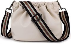 Adjustable Handbag Strap Wide Purse Strap Replacement Shoulder Crossbody Bag Strap, Black Stripes-gun Metal Buckle, Length: 60-130cm,Width: 3.8cm