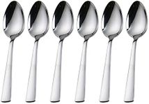 Teaspoons Set of 6,Stainless Steel 