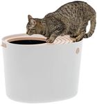 IRIS USA Cat Litter Box, Top Entry 