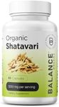 Organic Shatavari Capsules 1200mg - 60 Capsules - Lactation Vitamins for Breastfeeding - Hormonal Balance for Women - Asparagus Racemosus Roots Herb