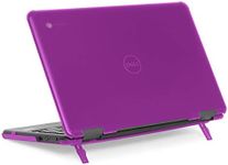 mCover Case Compatible for 2019~2022 11.6" Dell Chromebook 3100/3110 Education Clamshell (180 ° Hinge) Laptop ONLY (NOT Fitting Any Other Dell Models) - Purple