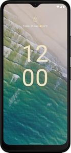 Nokia C32 6.5” HD+ Smartphone with 3GB RAM/64GB ROM, 50MP/8MP Cameras, 5000 mAh 3-day Battery Life, Toughened Glass back, IP52 Rating, Fingerprint sensor & Face unlock, Android 13, Dual SIM - Green