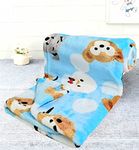 First Kick Polyester Baby Micro Fleece Bath Towel New Born Hooded Soft Wrapper Cum Towel for Baby Boys and Baby Girls Set of 1 Pieces