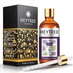 HEYTREE Clary Sage Essential Oil - 100ml Pure Natural Clary Sage Essential Oils Perfect for Relax Mood, Aromatherapy, Diffusers, Repair Hair, Bath