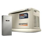 Generac 7291 26kW Air Cooled Guardian Series Home Standby Generator with 200-Amp Transfer Switch - Comprehensive Protection - Smart Controls - Versatile Power - Wi-Fi Connectivity, Bisque