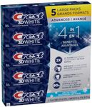 Crest 3D White Advanced, Teeth Whitening Toothpaste Arctic Fresh, 5 x 135 mL