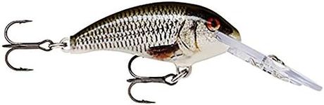 Rapala Unisex Adult Shad Dancer Fishing Bait Fishing Accessories Made of Balsa Wood Freshwater Trolling Bait Running Depth 3-4.2 m Fishing Lure 7 cm, 15 g Made in Estonia Live Roach