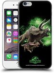 Head Case Designs Officially Licensed Jurassic World Triceratops Key Art Soft Gel Case Compatible with Apple iPhone 6 / iPhone 6s