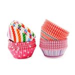 Inditradition Paper Baking Cupcake Liners for Muffins, Cakes, Sweets Packing - Pack of 500 Cups, Multicolour (Small Size for Boondi Laddu, 30x18 mm)