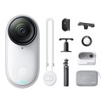 Insta360 GO 3S Family Bundle - 4K Tiny Portable Vlogging Camera, Hands-Free POVs, Mount Anywhere, Stabilization, 140 Min Battery Life, 10m Waterproof, AI Editing, For Vlog, Travel