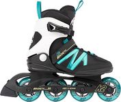 K2 Kinetic 80 Women's Inline Skates - Black/Turquoise, 8.0