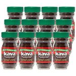 Kava Decaf Acid Reduced Instant Coffee, 4 Ounce Jar (Pack of 12)