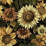 Livebor Boho Floral Wallpaper Peel and Stick Wallpaper Vintage Floral Contact Paper 15.7inch x 118.1inch Sunflower Wallpaper Brown Floral Peel and Stick Contact Paper for Bathroom Decor Removable