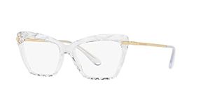 Dolce&Gabbana DG5025 Eyeglass Frames 3133-53 - Crystal DG5025-3133-53