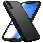 Hsefo Designed for iPhone XR Case, Heavy Duty Protection Shockproof Dropproof Dustproof Anti-Scratch Phone Case Cover for iPhone xr -Black