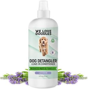We Love Doodles Dog Detangler Spray - Leave-in Conditioner for Dogs - Dog Detangling Spray - Dematting Spray for Dogs - Tangle Remover - Made in The USA (Lavender)