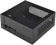 SilverStone Technology Mini-STX Computer Case with RS232 Cutout and Dual 2.5" HDD/SSD Support and VESA Mounting Kit VT02B