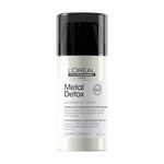 L'Oréal Professionnel Metal Detox Anti-Metal High Protection Cream, Leave-In Treatment for Damaged Hair, Hydrates, Protects from Heat Styling, Helps Preserve Colour, Serie Expert, 100 ml