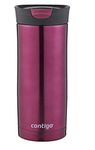 Contigo Huron Snapseal Travel Mug | Stainless Steel Thermal Mug | Vacuum Flask | Leakproof Tumbler | Coffee to Go Mug with BPA Free Easy-Clean Lid | Vivacious | 470 ml