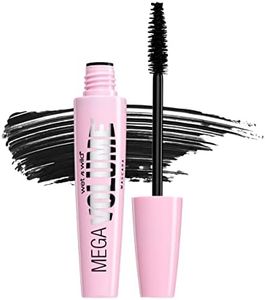 wet n wild Mascara Mega Volume - Vitamin E Enriched Volumizing, Waterproof, Smudge-Resistant Formula, Cruelty-Free, Gluten-Free, Sulfate-Free & Vegan - Black