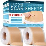 Silicone Scar Sheets (2 Rolls), Med