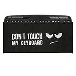 kwmobile Keyboard Cover Compatible with Logitech MK330 - Dust Cover PC Keyboard Fabric Case - Don't touch my keyboard