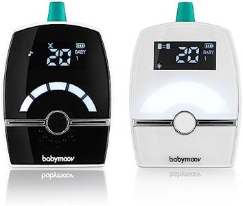 Babymoov Premium Care Baby Monitor Audio, 1400 m long range, with 2 way talkback, night light, temperature, lullabies, VOX