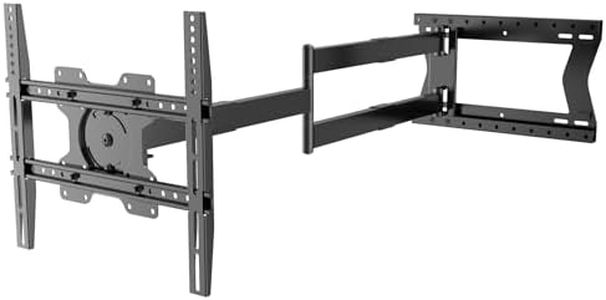 Physix Long arm TV Wall Mount for 32-75 inch Screens | Extra Long Extension up to 47 inch | Heavy-Duty TV Mount Holds up to 77 lbs | Full-Motion, swivels up to 180° | Max. VESA 400x400