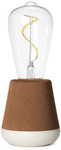 Humble One Cordless LED Table Lamp - Soft Edition with Stain-Proof Fabric - Soft-Touch Battery Powered Desk Lamp, 3 Brightness Levels & Wireless Charging Capability (Soft Clay)