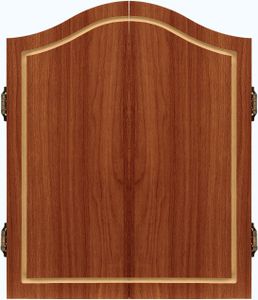 Harrows Wooden Dartboard Cabinet Set – Classic Home Game Accessory