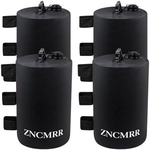 ZNCMRR Canopy Water Weight Bag Leg Weights for Pop Up Canopy, Tent, Gazebo, Set of 4, Black