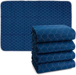 Waterproof Pads for Bed 24x36 Inch( 4pack),Heavy Absorbency Incontinence Pads for Bed,Washable Bed Pads,Washable Incontinence Pads for Kids,Adults,Elderly,Pets,Hide Stains,Washable Bed Pads for Adults