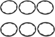 6PCS Bicycle Flywheel Washer Spacer Cassette Headset Gasket Bicycle Bottom Bracket Axle Washer Gasket for MTB Road Bike 1mm 1.5mm 1.85mm 2mm 2.18mm 2.35mm